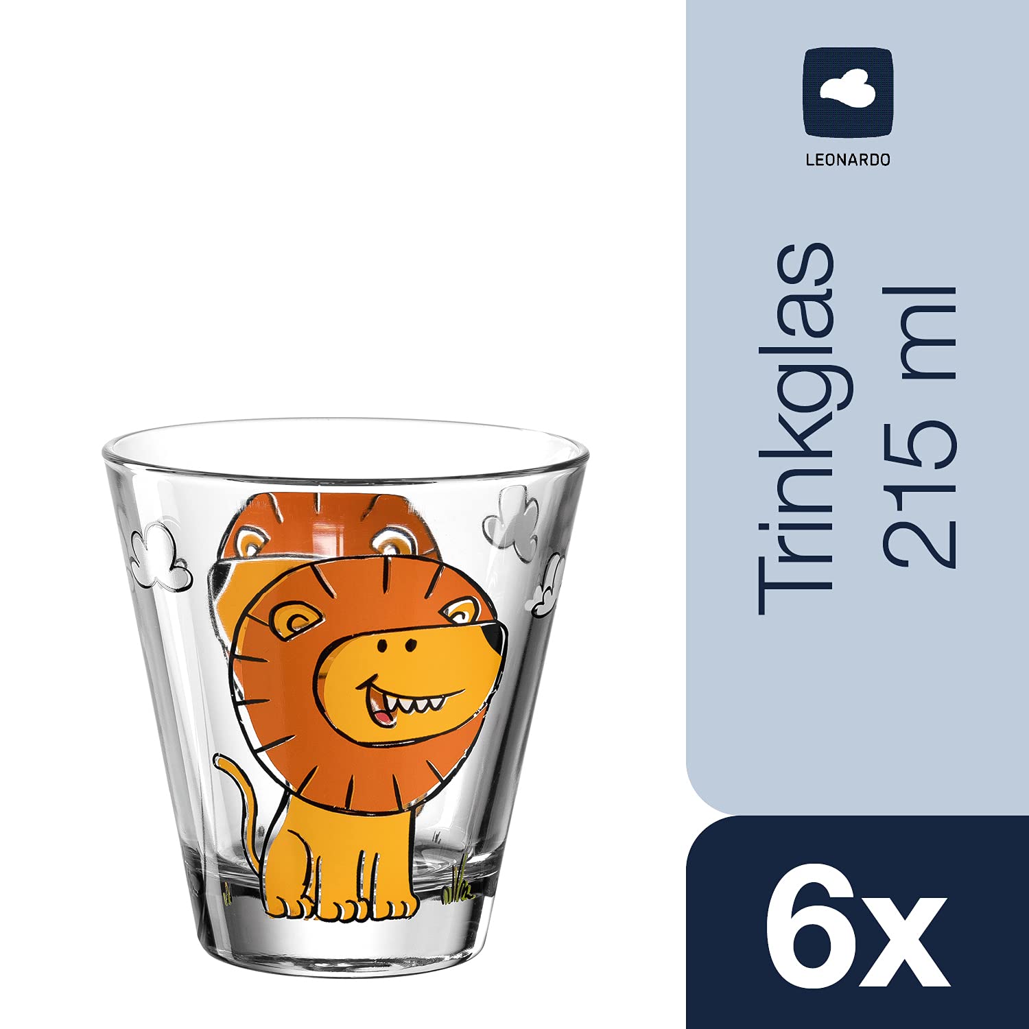 Amazon｜LEONARDO (レオナルド) タンブラー 215ml lion Bambini 6個
